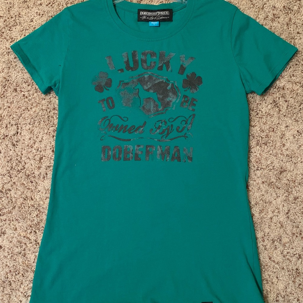 Lucky To Be Loved By A Doberman.